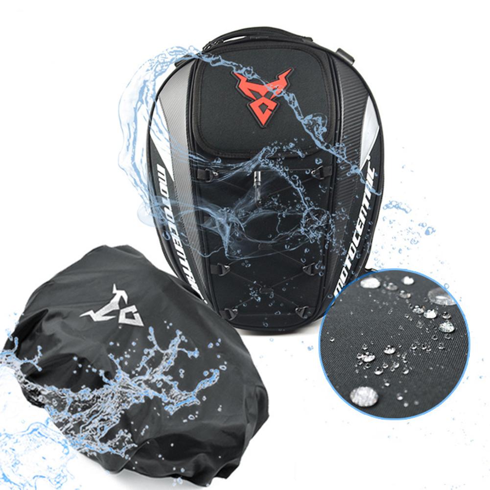 Сумка для мотоциклетного шлема Водонепроницаемая 22 л - 34 л Расширяемая Мотоциклетная хвостовая сумка Множество карманов Хранение багажа Рюкзак Аксессуары