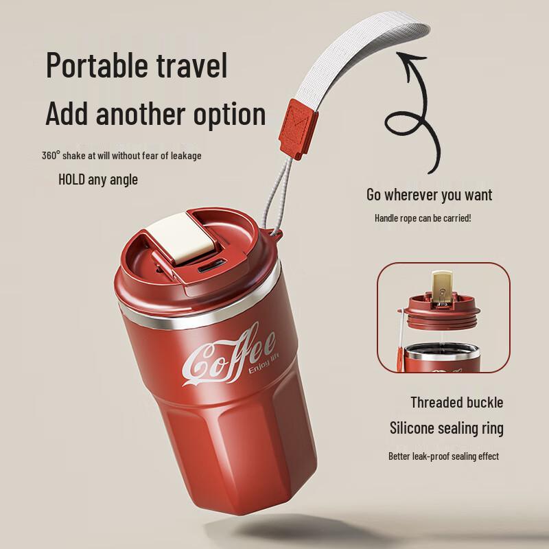 Дорожная кружка Yuedis из нержавеющей стали 304