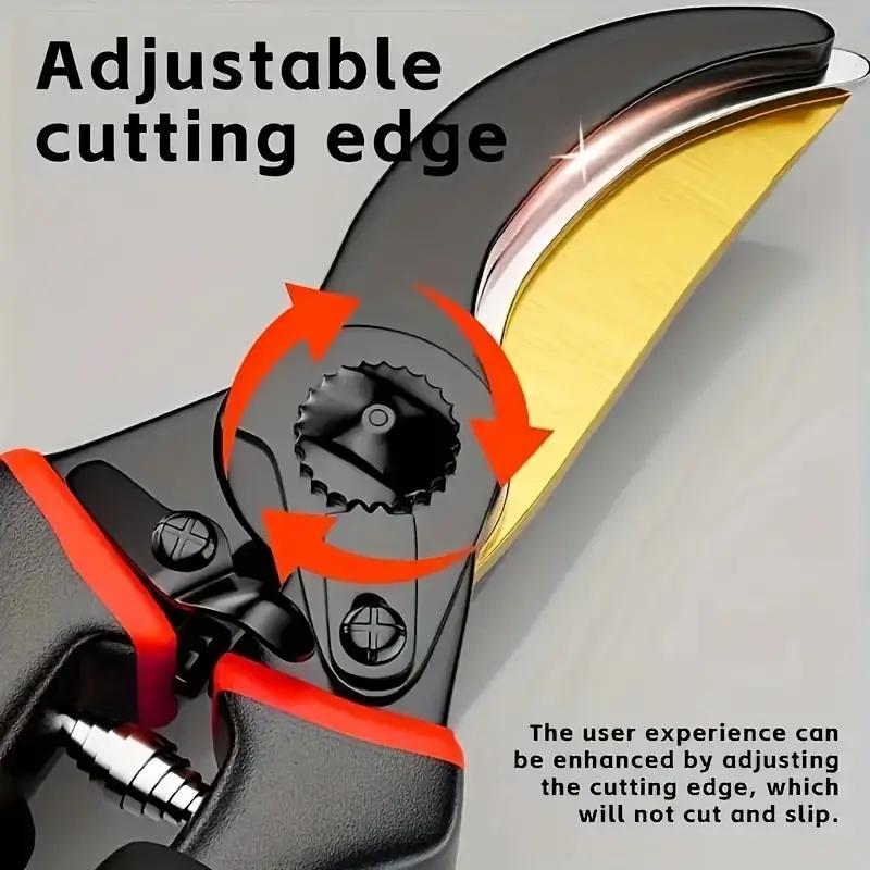 8,5-дюймовые профессиональные титановые обходные секаторы (Т13)- Суперострые садовые ножницы премиум-класса, секатор для обрезки для садоводства, сад