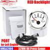 ZMFJH NMEA2000 52MM Oil Pressure Gauge M12 Plug 0-10Bar,0-145PSI Oil Press Meter PORT STBD Red LED for Marine Boat Yacht Vessel