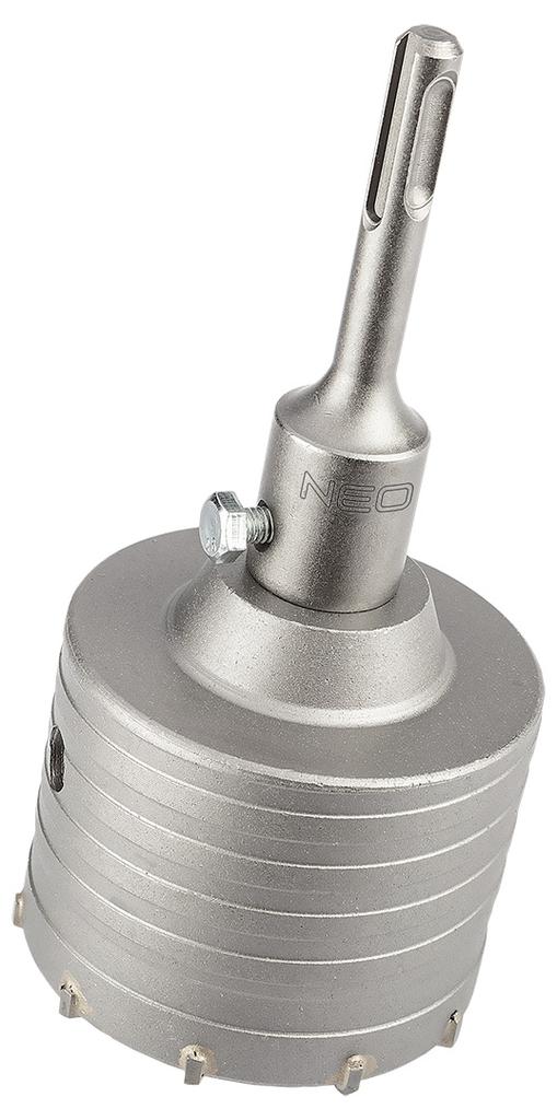 Otwornica Widiowa 85Mm Z Adapterem Sds+ Oraz Wiertłem Pilotującym