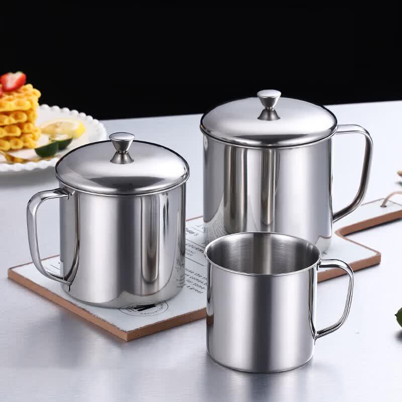 Кружка FATTBAO из нержавеющей стали 304 с ручкой
