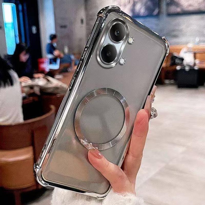 Clear Shockproof Magnetic For Magsafe Case For Huawei Pura 90 80 70 Ultra P60 P50 P40 Pro P30 Lite Wireless Charging Soft Cover