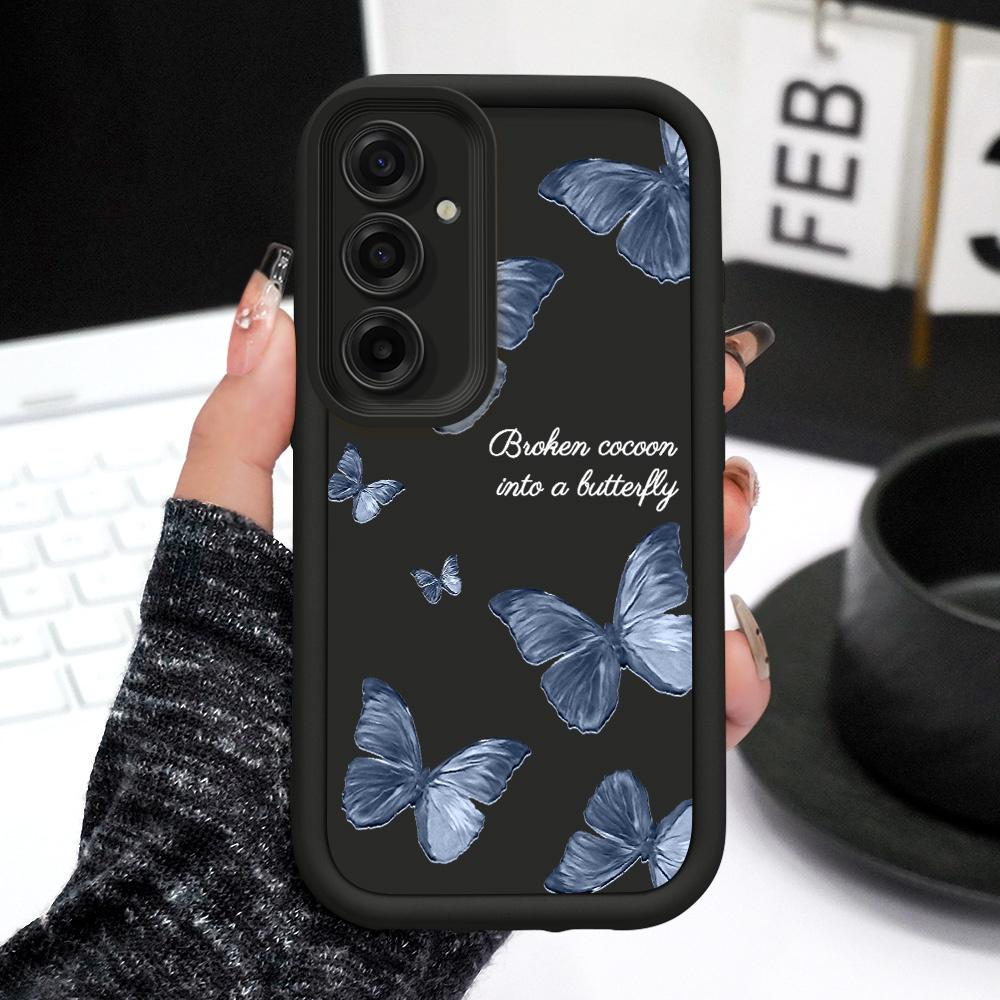 Flying Butterflies Phone Case For Samsung Galaxy M54 M36 M34 M32 M23 M22 M16 M15 M14 M13 M12 M02 5G Staircase Soft Cover
