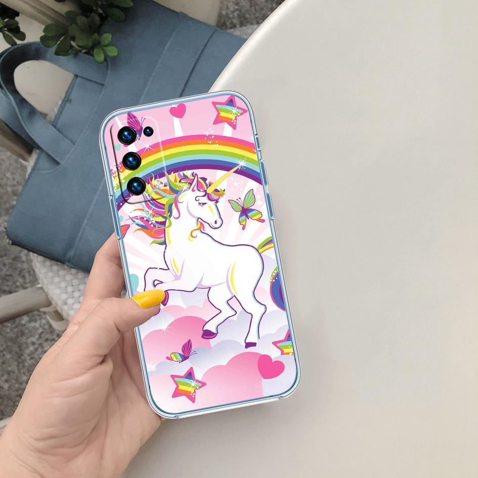 AQ25 Cartoon Unicorn Phone Case for Motorola Moto G10 G20 G30 G31 G32 G34 G35 G41 G42 G50 G51 G52 G55 G60 G60S G62 G71 G72 G75
