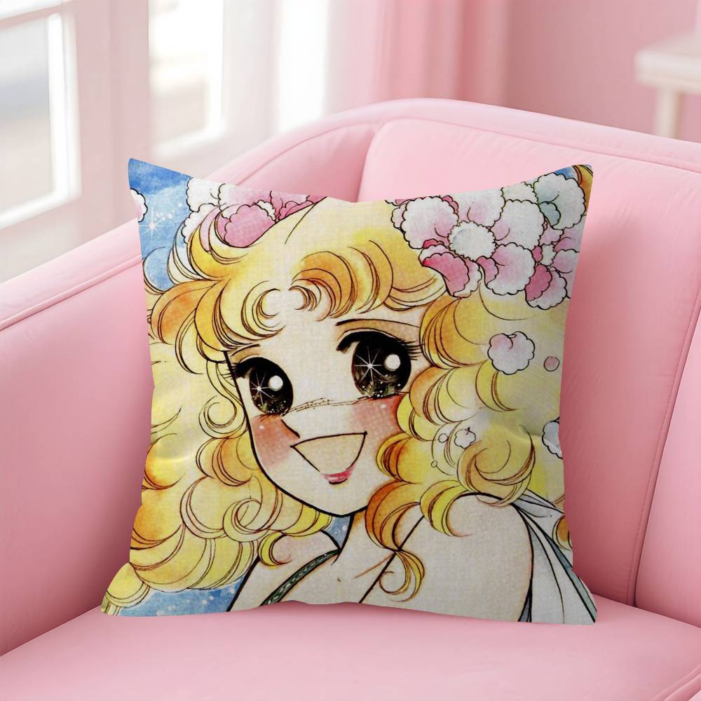 Anime Ccandy cute Candy Cushion Cover Inches Farmhouse Decor Home Throw Pillow Covers for Couch Decorations
