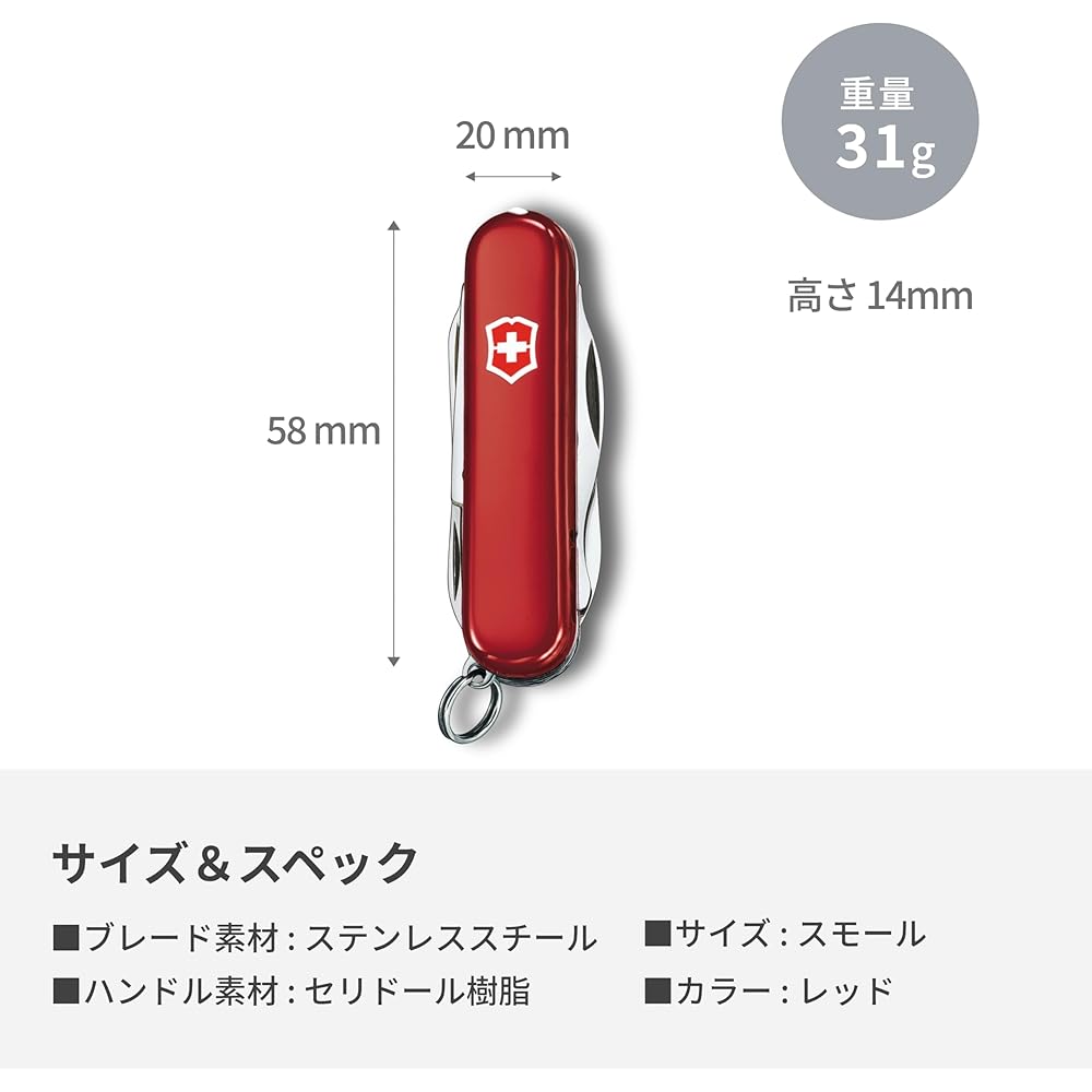 Victorinox Midnight Manager Red Multi-Tool Swiss Army Knife with Screwdriver LED Light Ballpoint Pen 10 Functions