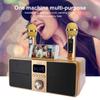 Family KTV High Quality Sound Kit Integrated Wireless Microphone Live Audio Card Bluetooth Karaoke