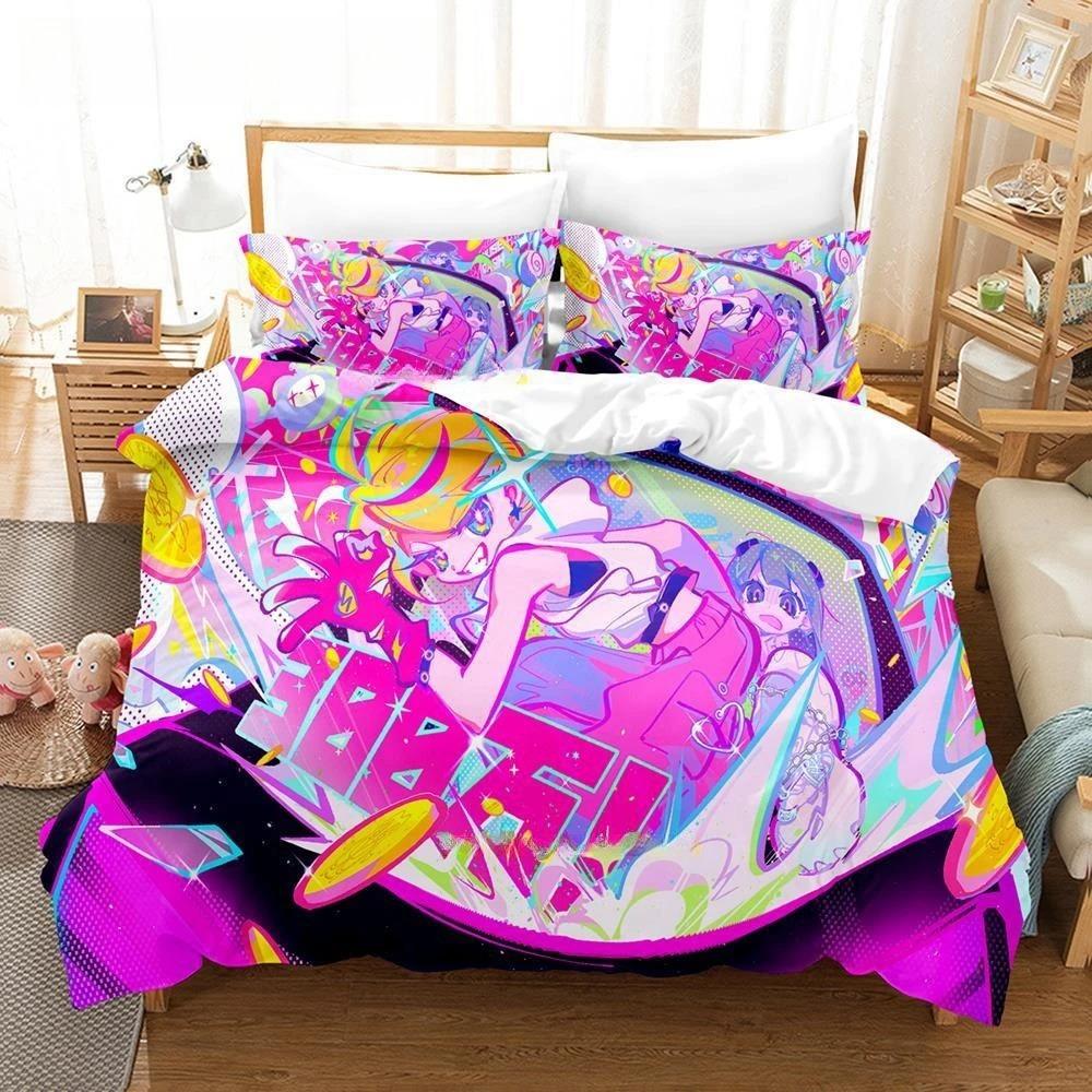 Fashion 3D Print Music Game Muse Dash Bedding Set Single Twin Full Queen King Size Bed Set Adult Kid Bedroom Duvet Cover Sets