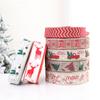 Christmas Ribbon Party Decor DIY Gift Packaging Linen Decorations