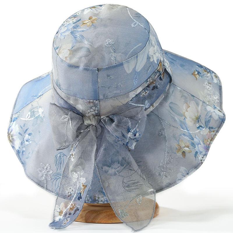 Женщины среднего и пожилого возраста;Шляпы весной и летом, мама;s Солнцезащитный козырек, тонкая дышащая шляпа для бассейна и летняя шляпа от солнца.