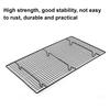 Охлаждающая стойка для выпечки 18x10 дюймов, охлаждающая стойка из углеродистой стали для тортов, печенья, барбекю, термостойкая и экономящая место, нескользящая решетчатая кухонная полка