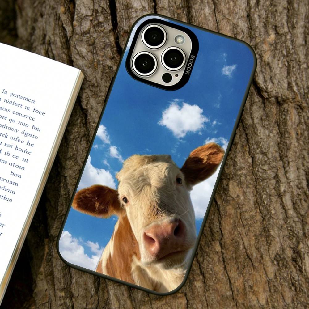 animal Phone Case For iPhone 17,16,15,14,13,12,11 Plus,Pro Max,XS,Colored Silver Plated Inside Cover