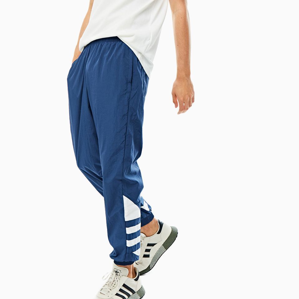 adidas Оригинальные вязаные спортивные штаны мужские синие FM9895