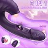 Мощный вибратор-дилдо для стимуляции точки G, женский вакуумный стимулятор клитора 3 в 1, сосательный вибратор, секс-игрушка для женщин, взрослых 18+