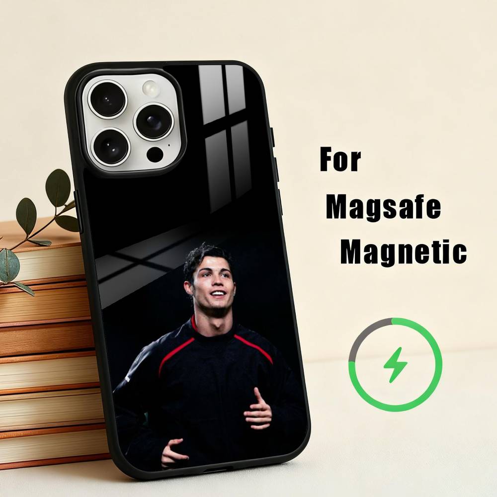 Чехол для телефона C-Cristiano-O R-Ronaldo-O Для iPhone17,16,15,14,13,12,11 Plus, Для чехла с магнитной беспроводной зарядкой