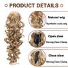 MISS WIG Synthetic Claw Ponytail Long Curly Wavy Ponytail Extensions Clip In Hair Elegant For Daily Use Hair Accessories