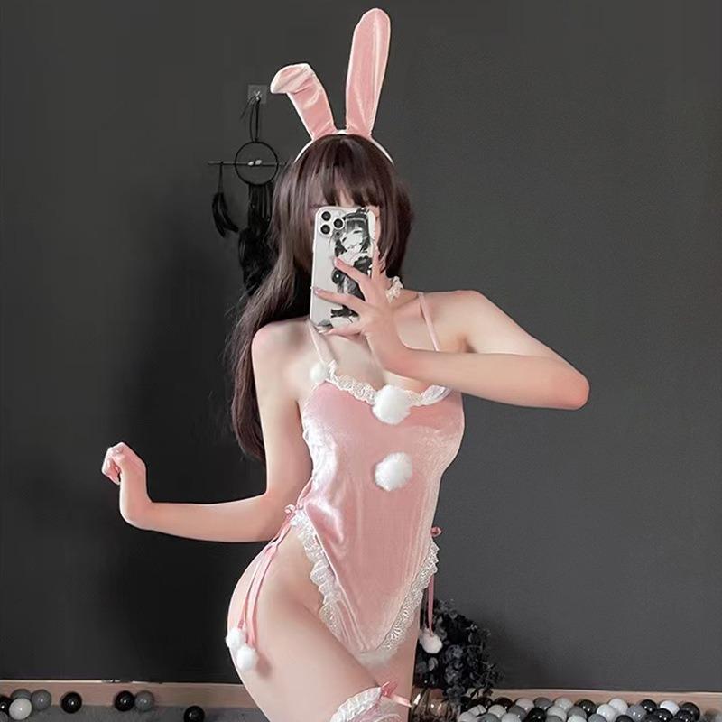 Сексуальное нижнее белье Сексуальный топ-труба Плюшевое рождественское платье Флирт Косплей Чистое желание Ягодицы Короткая юбка Сексуальное платье
