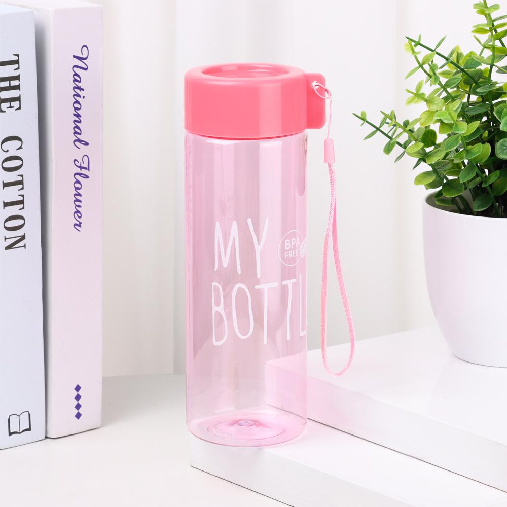 500 мл Пластиковая чашка для кофе и сока большой емкости для улицы, прозрачная спортивная бутылка для воды, чашка для питья