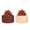 yangyizhi Wood Pinecone Passive Diffuser, Essential Oil Diffuser for Small Spaces, Aromatherapy Home Office Bedroom Car