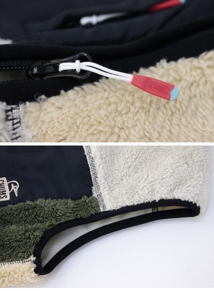 Флисовая куртка Bonding Fleece No Collar Vest Olive L [Chums] Мужская