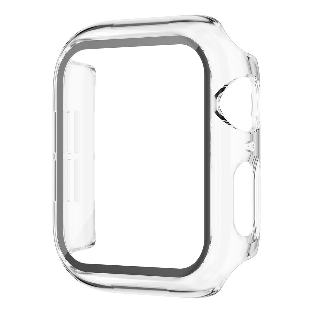 Чехол с защитой экрана из закаленного стекла для Apple Watch Series 10 42 мм 46 мм, ультратонкий, устойчивый к царапинам, полный защитный жесткий чехол-бампер для ПК