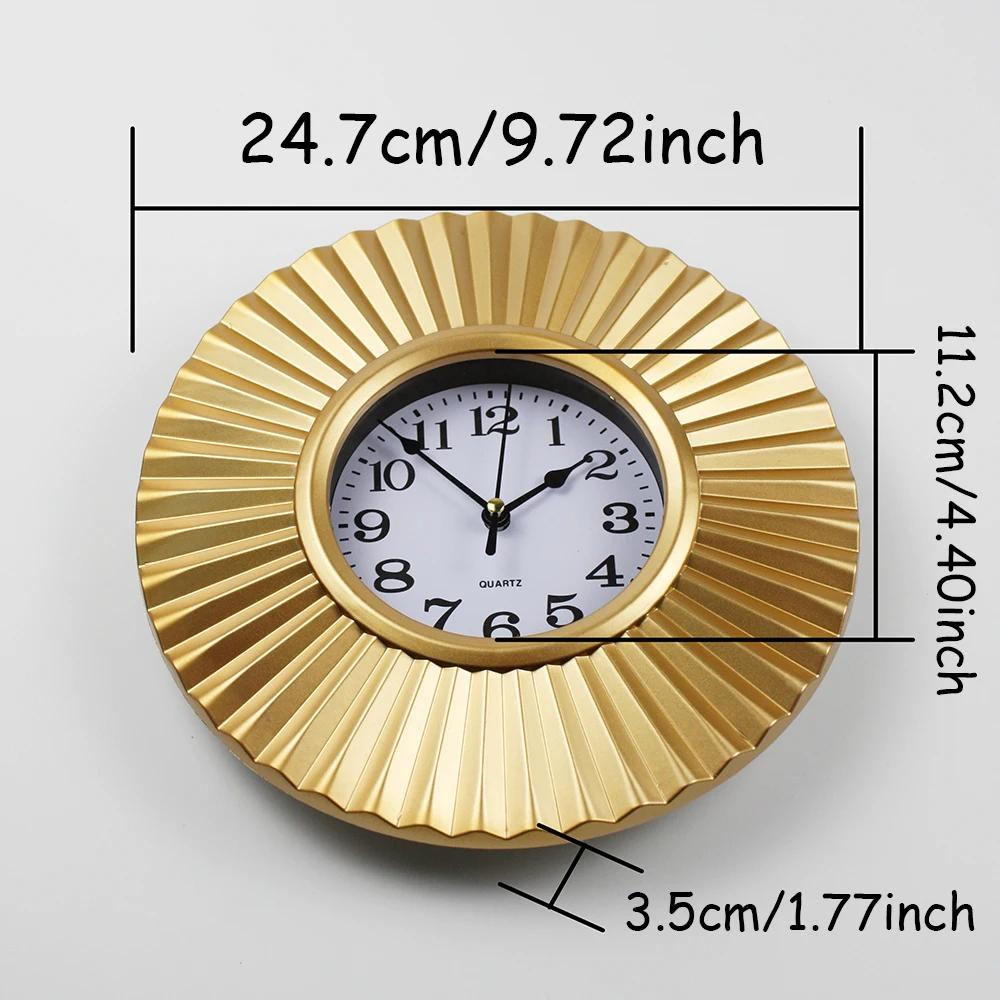 10-дюймовые современные простые индивидуальные креативные настенные часы бесшумные и не тикающие, подходят для спальни, гостиной, чтобы отправить друзьям