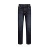 Qipai Men's Lyocell Blend Straight-Leg Washed Jeans