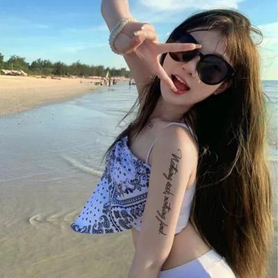 Наклейка для татуировки Maystar Долговечная татуировка хной, 1 набор, тип Q