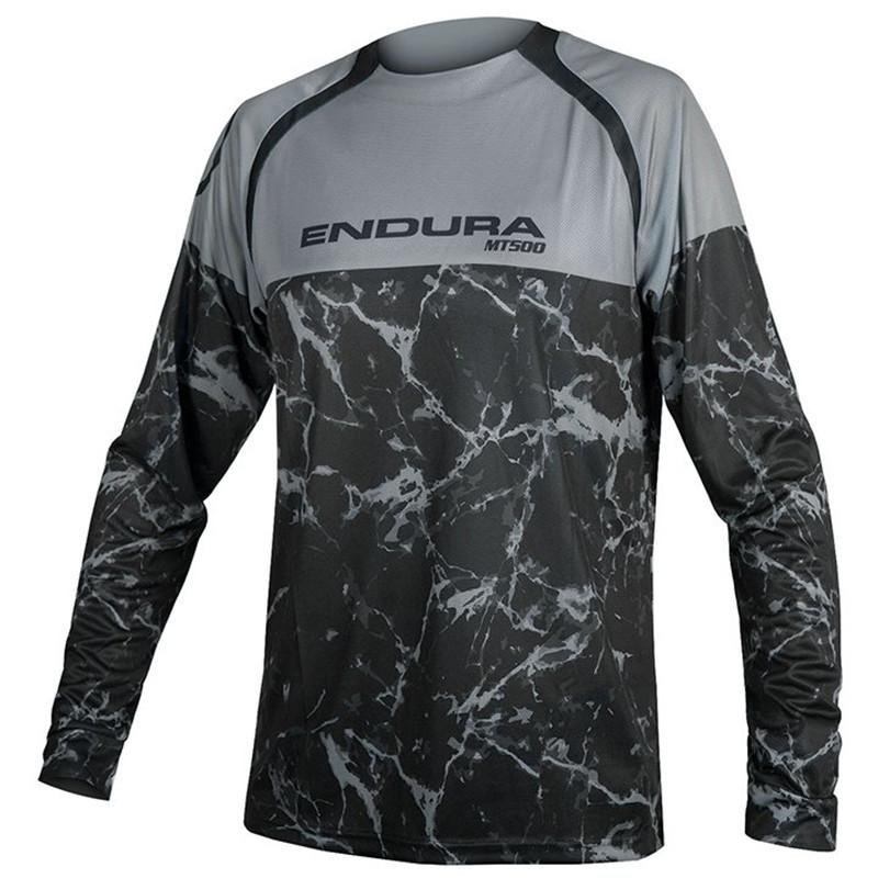 Endura downhill suit, men's quick-drying shirt, round neck, off-road riding suit, off-road motorcycle shirt, long-sleeved racing suit.