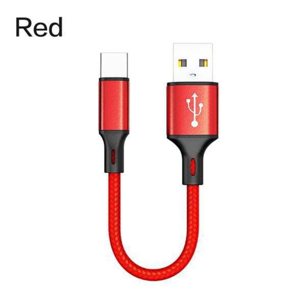 Быстрая зарядка Плетеный нейлоновый USB C на Micro USB Кабель для синхронизации данных 25 см Совместим со смартфонами планшетами Прочный и гибкий