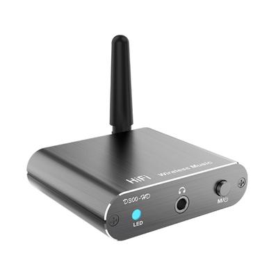 Беспроводной аудиоадаптер D300 из сплава, совместимый с Bluetooth 5.2, аудиоприемник, поддержка коаксиального/Aux аудио /оптического выхода
