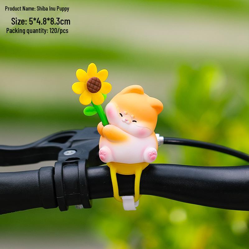 Cartoon Bicycle Cute Bamboo Dragonfly Tie-on Ornament for Motorcycle & Electric Car Decoration