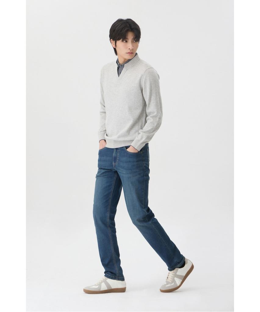 BRENTWOOD [Innova] Washable Shirt Layered Sweater Brwax26151Gyl