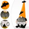 Long Beard Halloween Elf Dwarfs Dolls Bat Orange Hat Halloween Gnomes Decorations  Room Decor