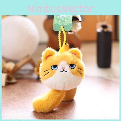 Плюшевый брелок для кошки, игрушка из супермягкого короткого плюша для детей и коллекционеров