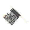 PCIE Expansion Card PCI Express 1X IEEE 1284 DB25 Parallel Port Printer Port Wide Applications Adapter Card