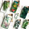 Чехол 'Тропические листья' для Samsung Galaxy A15 A25 A35 A55 A51 A71 A12 A32 A52 A13 A33 A53 A14 A34 A54