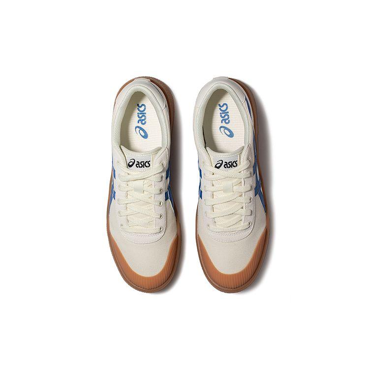 Asics Gel-Court Trail Fabric Synthetic Leather Retro Casual Low-Top Sneakers Unisex Sneakers Off-White Blue 1203A146-203