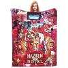 VOX H-Hazbin Hotel Alastor Game Теплое мягкое одеяло для путешествий в офисе Мягкие постельные принадлежности Пледы Пушистый диван Кровать Фланелевое покрывало