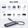 Ugreen USB C проводной LAN-хаб с LAN на RJ45 Gigabit Ethernet 10 Гбит/с Сверхбыстрый 2 Type-C 2 USB-A Совместим с Mac и сетевым адаптером LAN