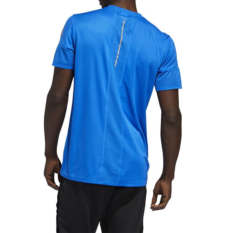 adidas 25/7 Футболка для бега с коротким рукавом Мужские топы Glory-Blue GI4593