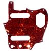 Musiclily Pro 10-Hole 65 60s Jaguar Pickguard for Fender American 60s Jaguar, Brown Tortoiseshell 4-Piece Set