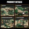 Вторая Мировая Война Военные Армейские Солдаты Вторая Мировая Война Jagdpanzer Tiger/P Истребитель танков Строительные Блоки Кирпичики Детская DIY Игрушка Рождественский Подарок