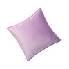 Seat Cushion Cover Solid Color Velvet Replacement Soft Decorative Reusable Zipper Sofa Pillow Case Accessories