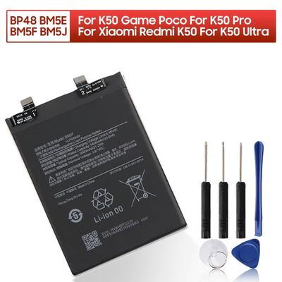 НОВЫЙ Сменный Аккумулятор Для Xiaomi Poco F4 GT Redmi K50 Gaming Redmi K50 Pro Redmi K50 Ultra Xiaomi 12T 12T Pro BP48 BM5F BM5E BM5J Аккумулятор для телефона