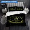 3PCS Ever-ton Football Club Crest Printed Soft Bedding Set,Including 1pc Duvet Cover And 2pcs Pillowcases Perfect for Bedroom, Dormitory, Fan gift