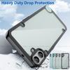 Для Nothing CMF Phone 1 Чехол Nothing CMF Phone 1 Чехол Роскошный Прозрачный ПК Противоударный Силиконовый Чехол для Телефона Nothing CMF Phone 1