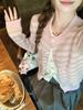 Striped Faux Two-Piece Knit Cardigan, Autumn 2025 - One Size Versatile Korean Style