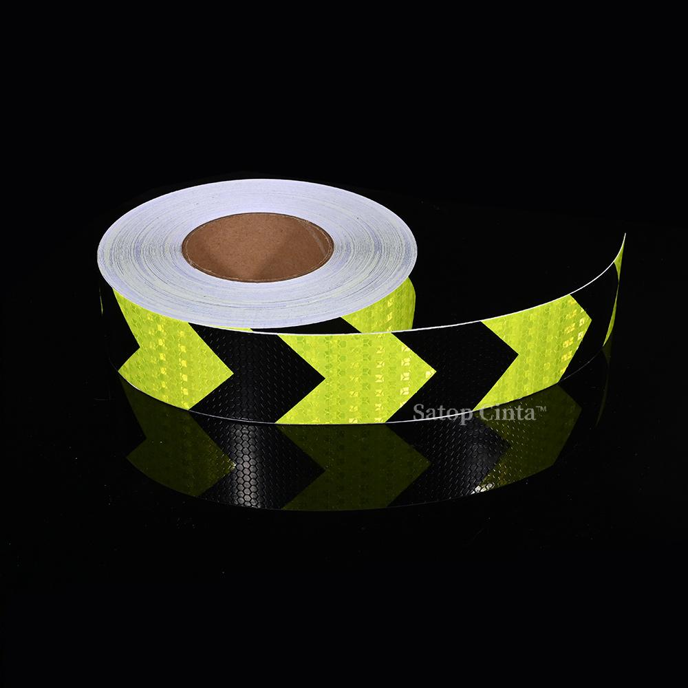 5cmm*50m Arrow Reflective Safety Tape Self-adhesive Reflectors Waterproof Outdoor Conspicuity Stickers For Vehicle Trailer Boats